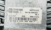 5WY1J12A 25181280 CHEVROLET CRUZE ENGINE CONTROL UNIT MODULE ECU 96964295, automan spare parts